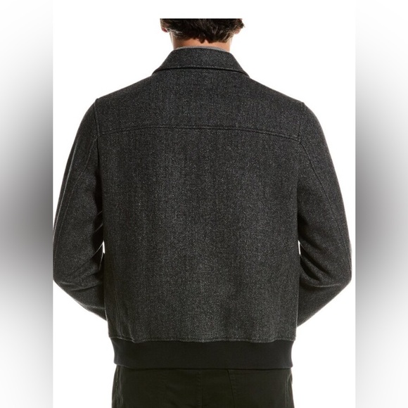 THEORY WYATT RUSH HERRINGBONE WOOL -BLEND JACKET size large brand new - Picture 2 of 10